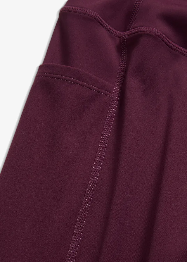 Comfort sportlegging met telefoonzakje, sneldrogend • vlierbes • product-page.page-title-suffix