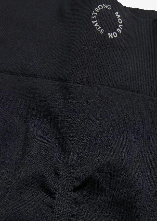 Naadloze sportlegging met kleurverloop, sneldrogend • horizonblauw-zwart • product-page.page-title-suffix