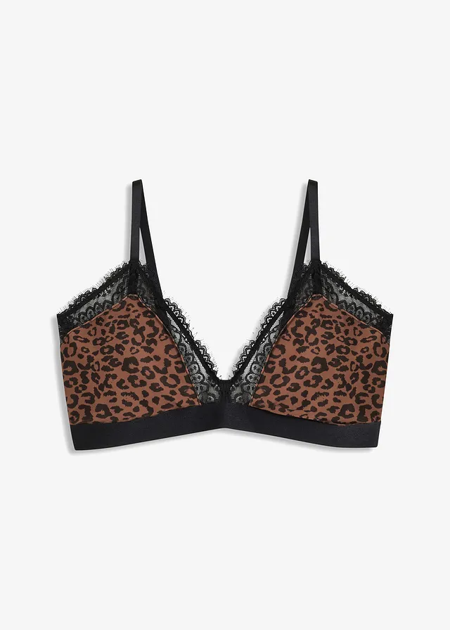 Sutien bralette triangel fără arcuri, cu pernuțe detașabile