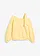 Wijde one shoulder sweater, Kleur: lichtgeel