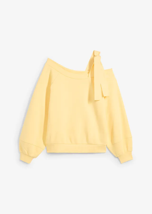 Sweat-shirt ample, asymétrique