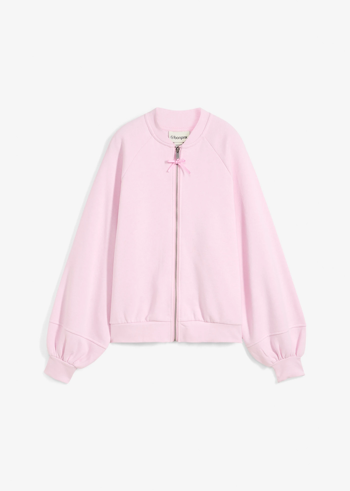 Bluzon cu mâneci bufante • liliachiu pudrat • magazin bonprix