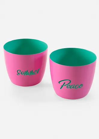 Windlicht (set van 2) • pink-turkoois • bonprix online shop