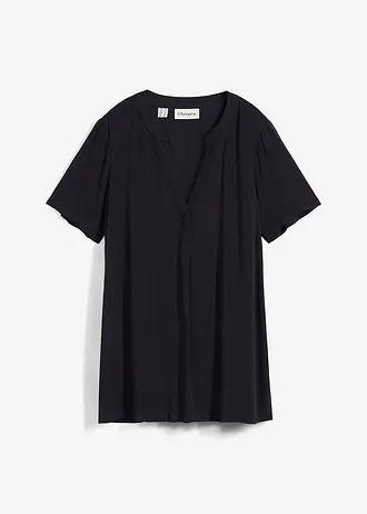 Lange tuniek van pure viscose