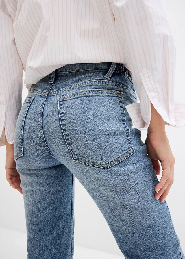 2-in-1 zwangerschapsjeans voor de zwangerschap en daarna, straight • blue stone-zandsteen • product-page.page-title-suffix