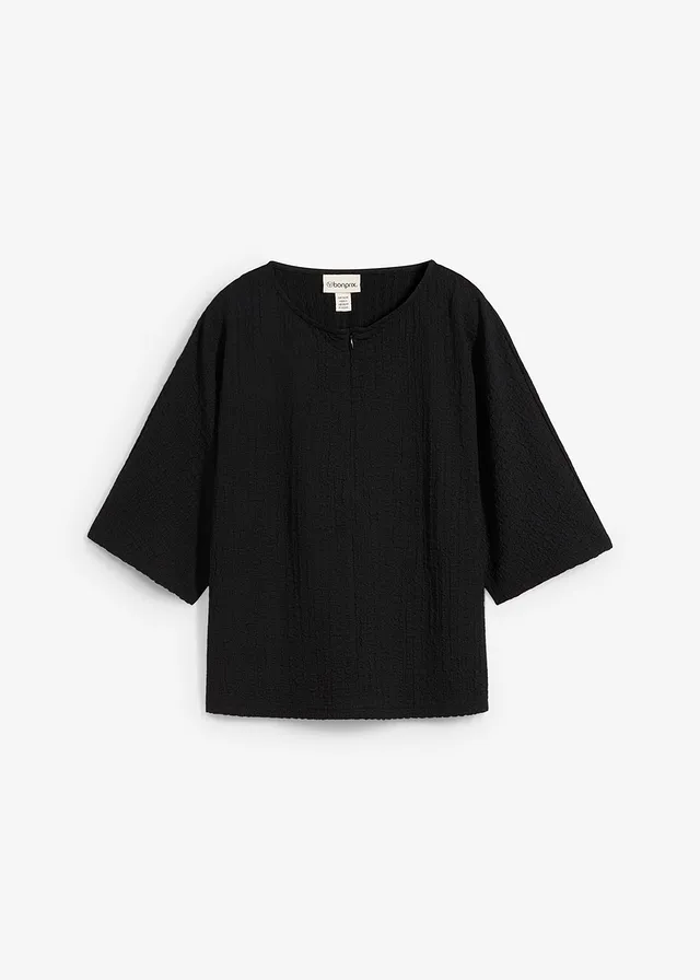T-shirt oversize, Couleur: noir