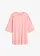 T-shirt long en interlock, Couleur: rose pâle