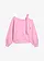 Wijde one shoulder sweater, Kleur: bloesem roze
