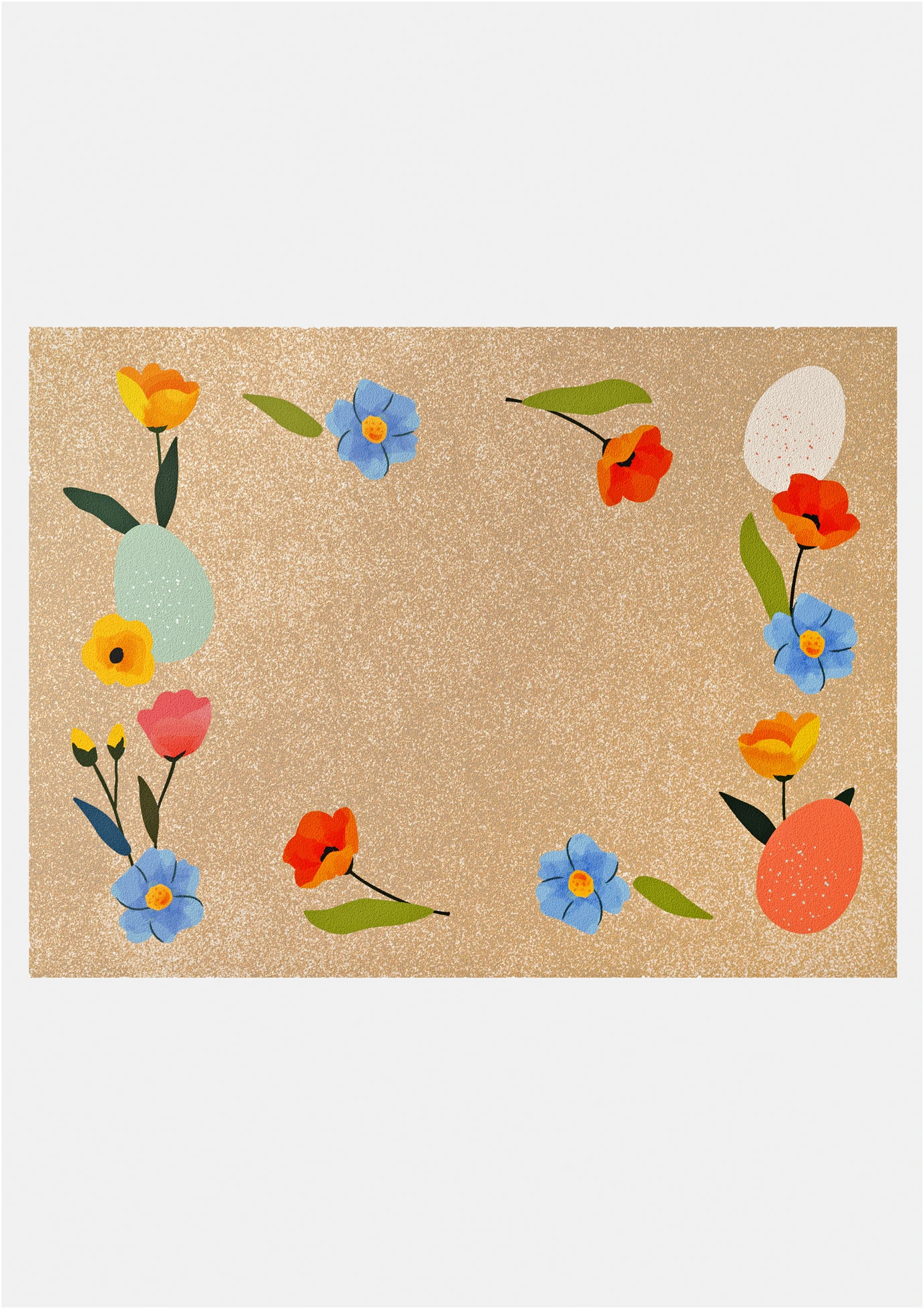 Paillasson lavable à motif printanier • multicolore imprimé • Boutique bonprix