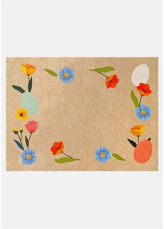 Wasbare deurmat met lentemotief • multicolor met print • bonprix online shop