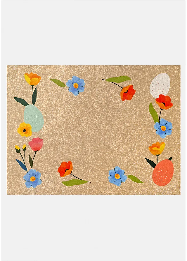 Wasbare deurmat met lentemotief • multicolor met print • bonprix online shop