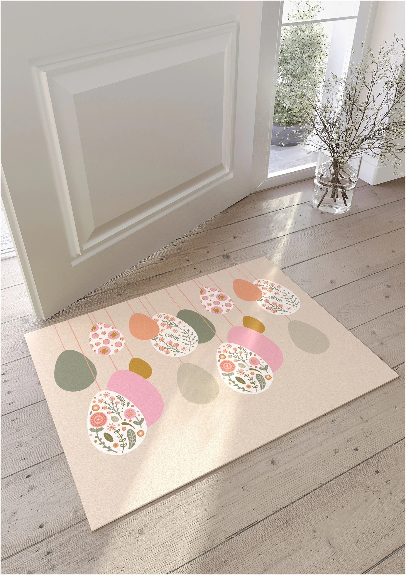 Deurmat met konijn • meerkleurig • bonprix online shop