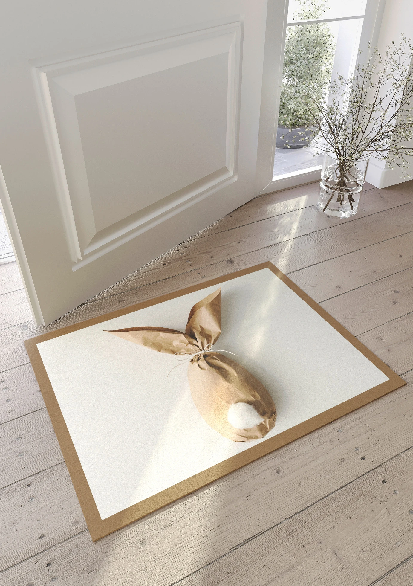 Lábtörlő húsvéti dizájnban • barna/mintás • bonprix áruház