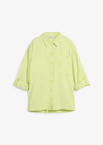 Blouse in een soepele viscosemix • mintgroen • bonprix online shop