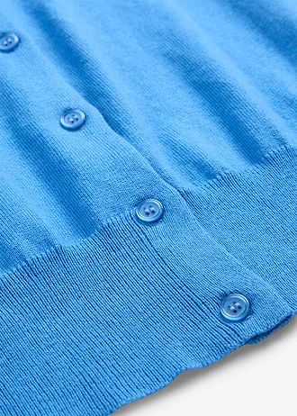 Vest met zijde • gletsjerblauw • bonprix online shop