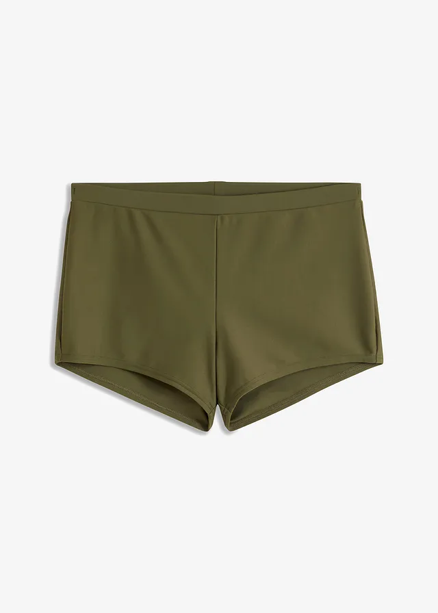 Bas de bikini shorty, Couleur: olive foncé