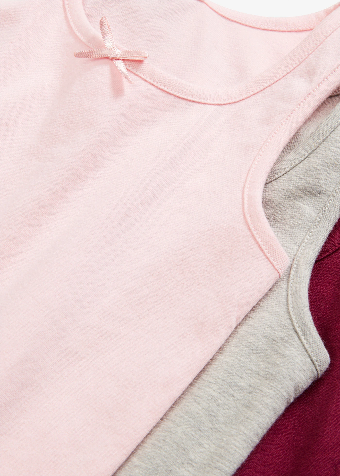 Hemd met zacht katoen (set van 5) • bessen+lichtgrijs gemêleerd+roze poudre • bonprix online shop