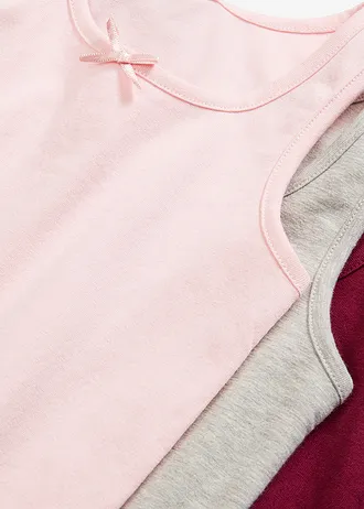 Hemd met zacht katoen (set van 5) • bessen+lichtgrijs gemêleerd+roze poudre • bonprix online shop