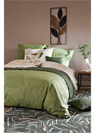 Linon dekbedovertrek • lichtgroen • bonprix online shop