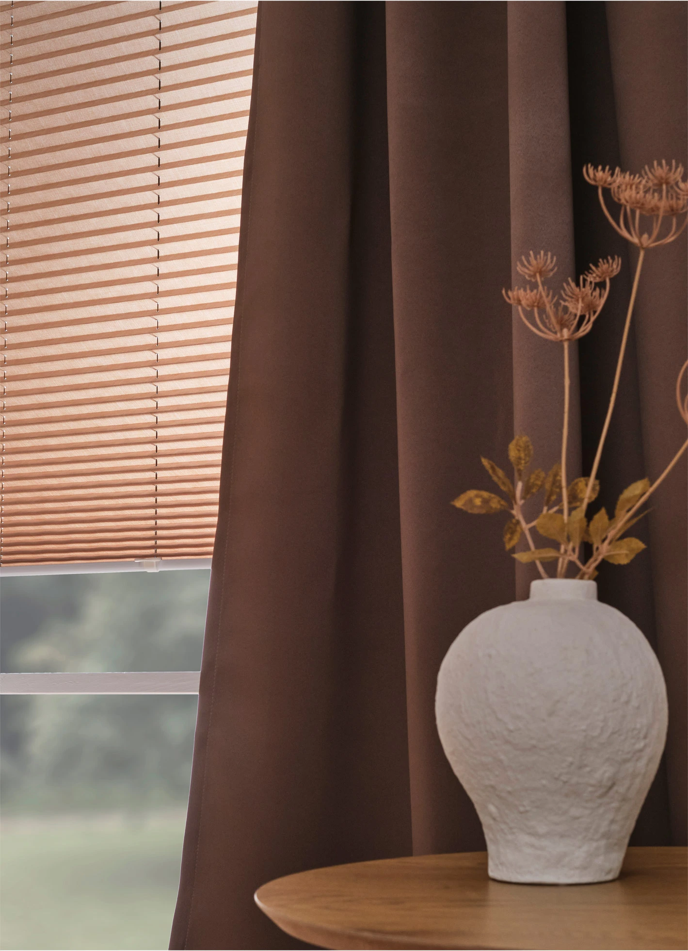 Rideau obscurcissant (1 pce), nombreuses tailles • noyer • Boutique bonprix