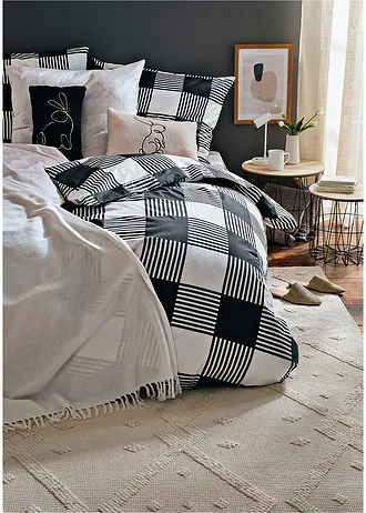 Povlečení z imitace lnu, barva: 