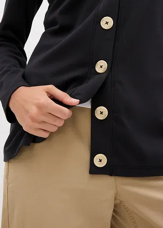 Úpletový sveter z čistej bio bavlny • čierna • obchod bonprix