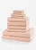Handdoek van katoen (10-dlg. set), Kleur: sand
