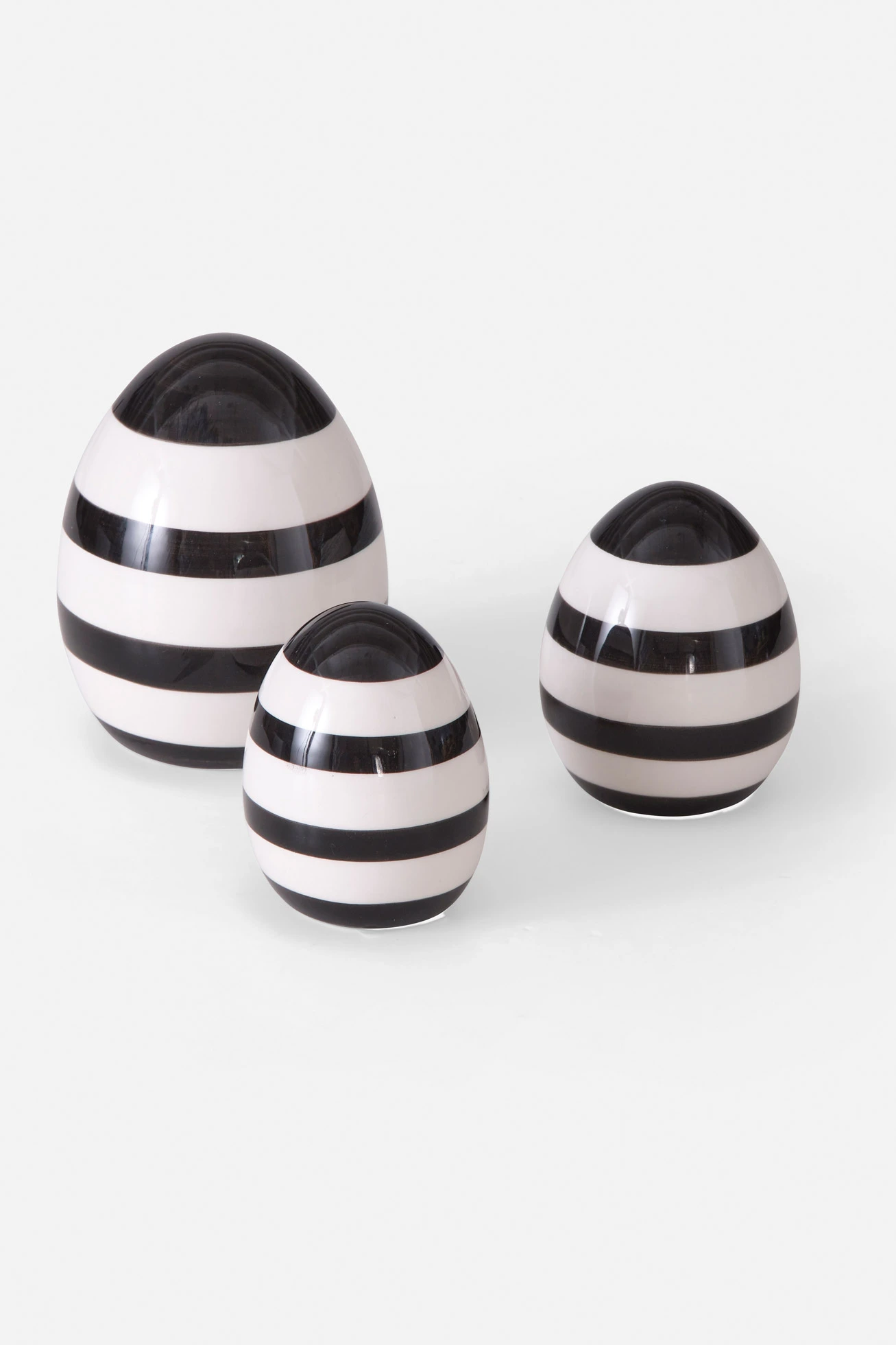 Decoratieve paaseieren (set van 3) • zwart/wit • bonprix online shop