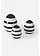 Objet déco Œufs de Pâques (3 pces), Couleur: noir/blanc