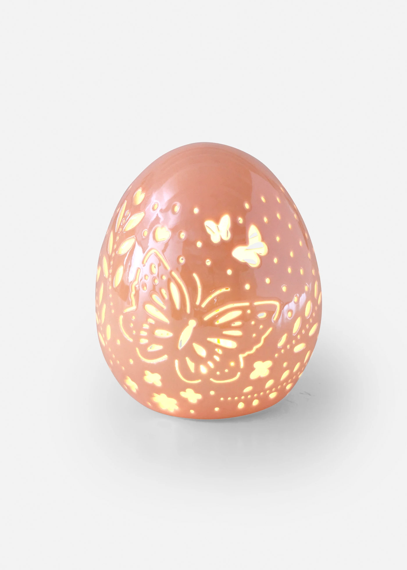 Objet déco Œuf perforé motif papillon • rose • Boutique bonprix