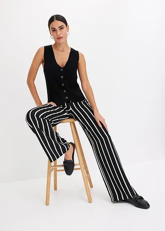 Vestă tricotată • negru • magazin bonprix