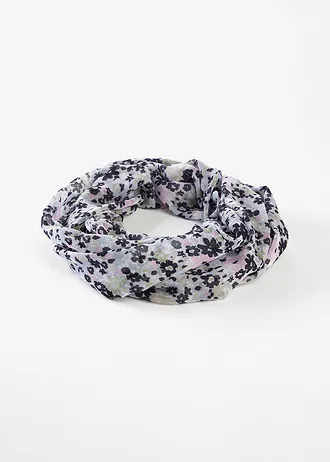 Snood • mauve poudré à fleurs • Boutique bonprix