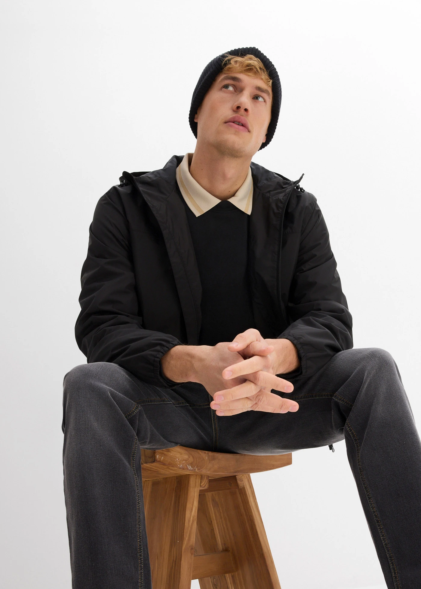 Veste imperméable • noir • Boutique bonprix