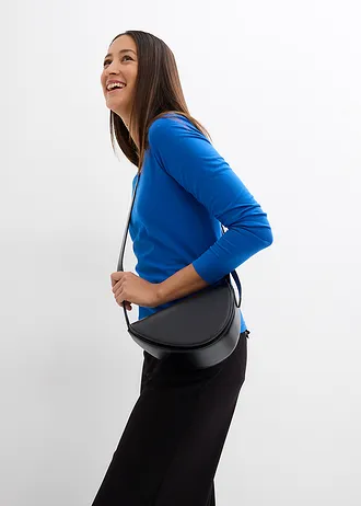 Bluză cu mâneci lungi cu bumbac bio 100% • albastru arctic • magazin bonprix