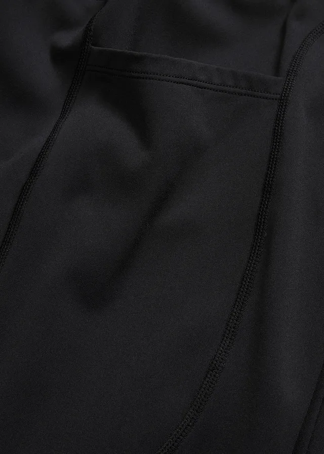 Legging de sport évasé et confortable avec poche portable, séchage rapide • noir • product-page.page-title-suffix