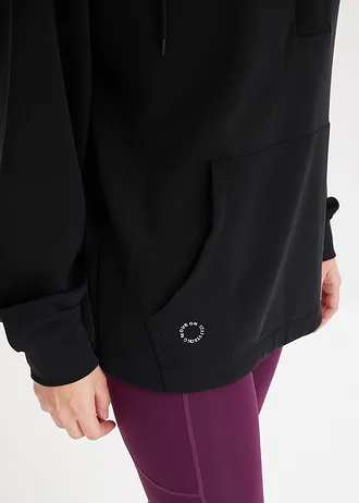 Quick dry hoodie met modal, ultrazacht • zwart • bonprix online shop