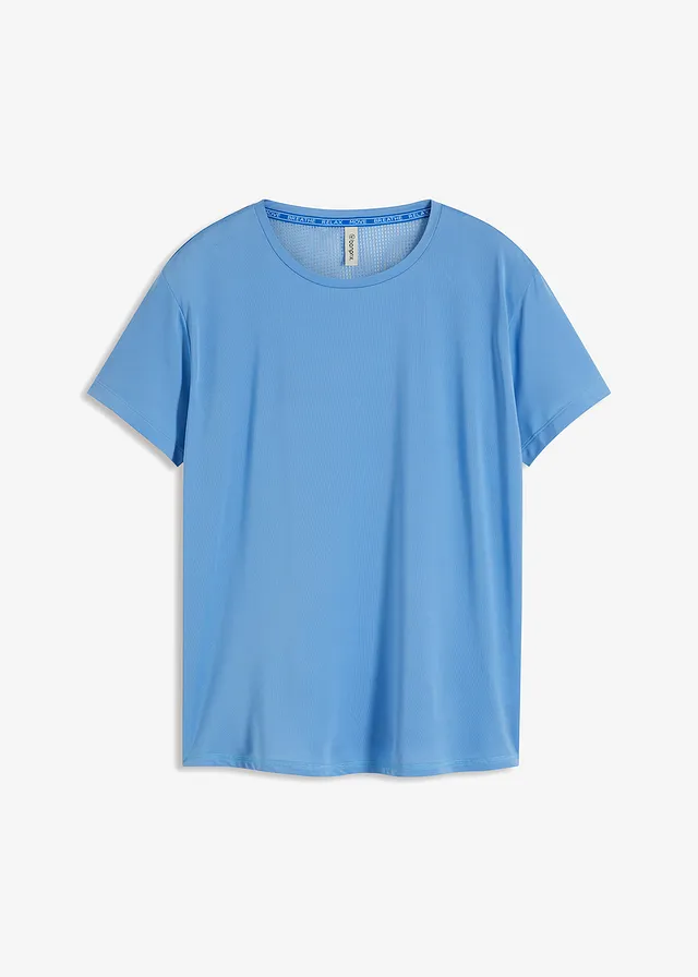 Tricou funcțional cu inserție de plasă, uscare rapidă