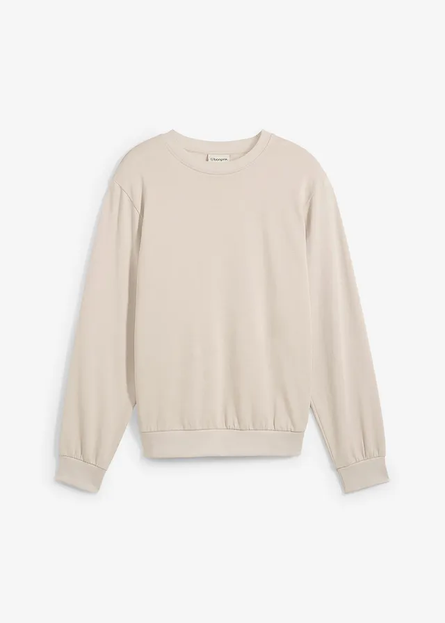 Sweater in regular fit • steengrijs • bonprix online shop