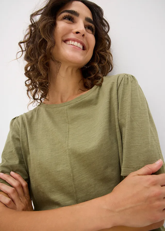 T-shirt van katoen • olijfgroen • product-page.page-title-suffix