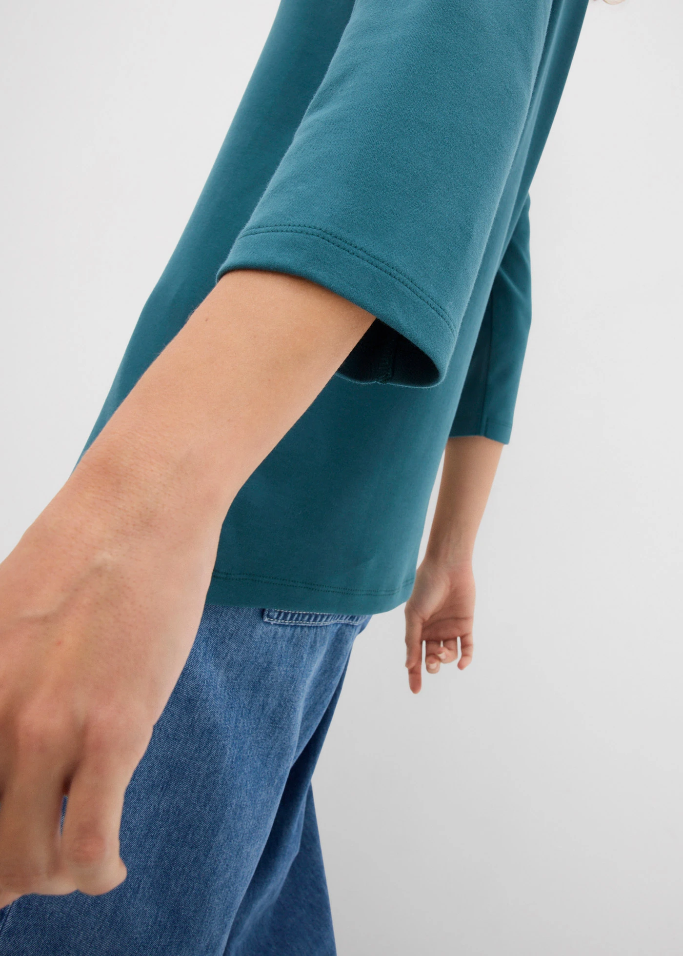 Póló tiszta, nehéz bio-pamutból • borszöld • bonprix áruház