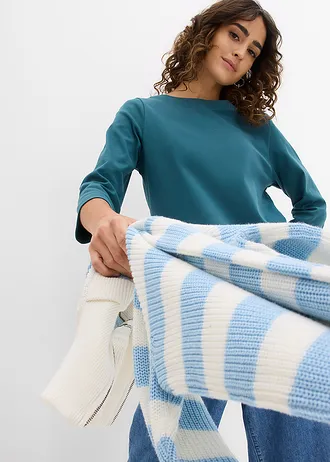 Bluză din bumbac organic 100% gros • verde-piper • magazin bonprix