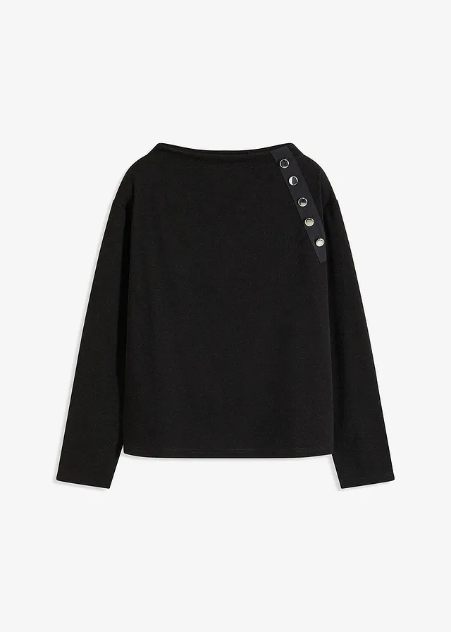 Sweater, Kleur: zwart