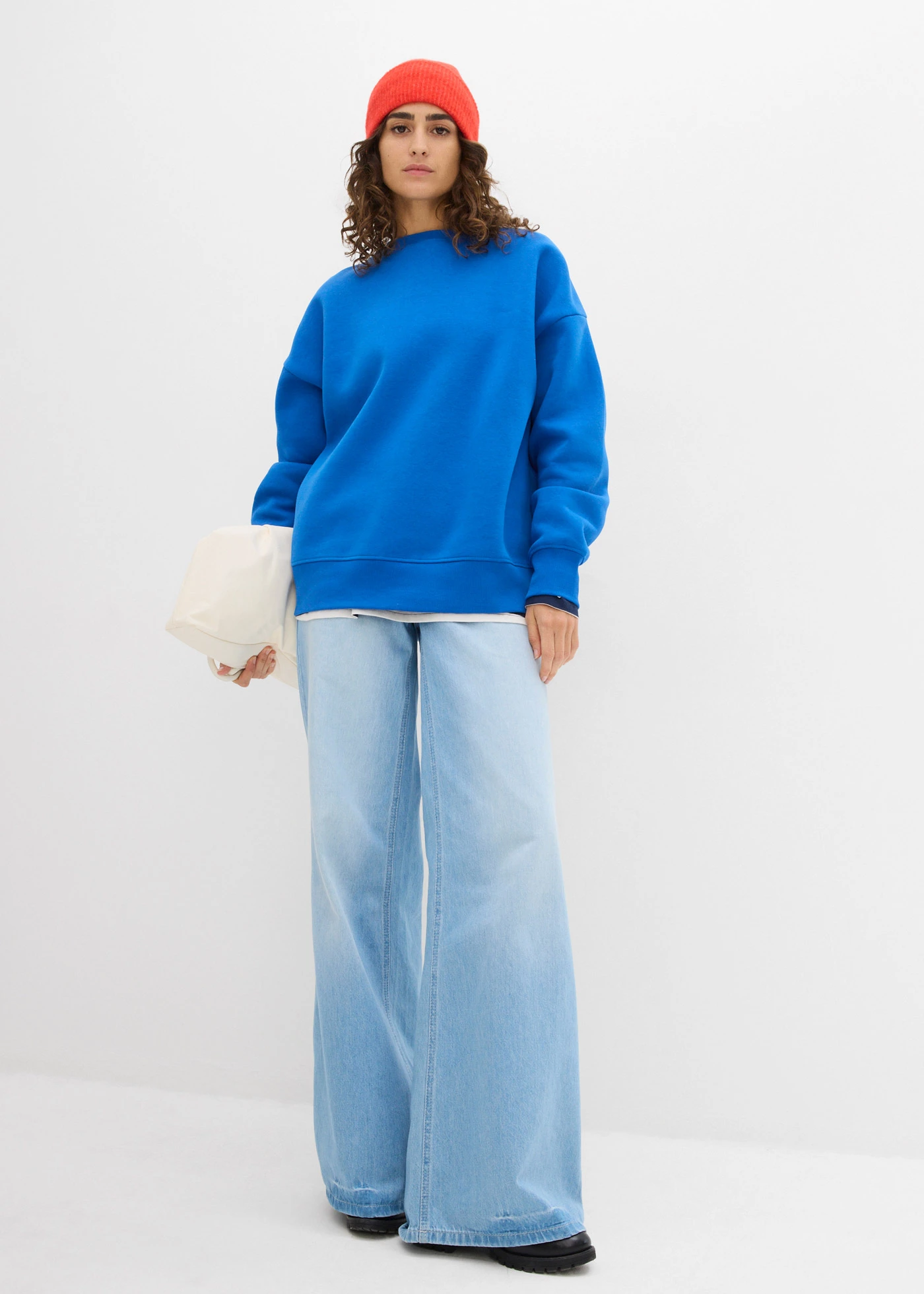 Bluză casual oversize • albastru arctic • magazin bonprix