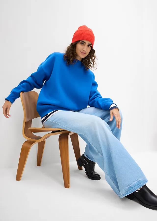 Oversized sweater • arctisch blauw • product-page.page-title-suffix