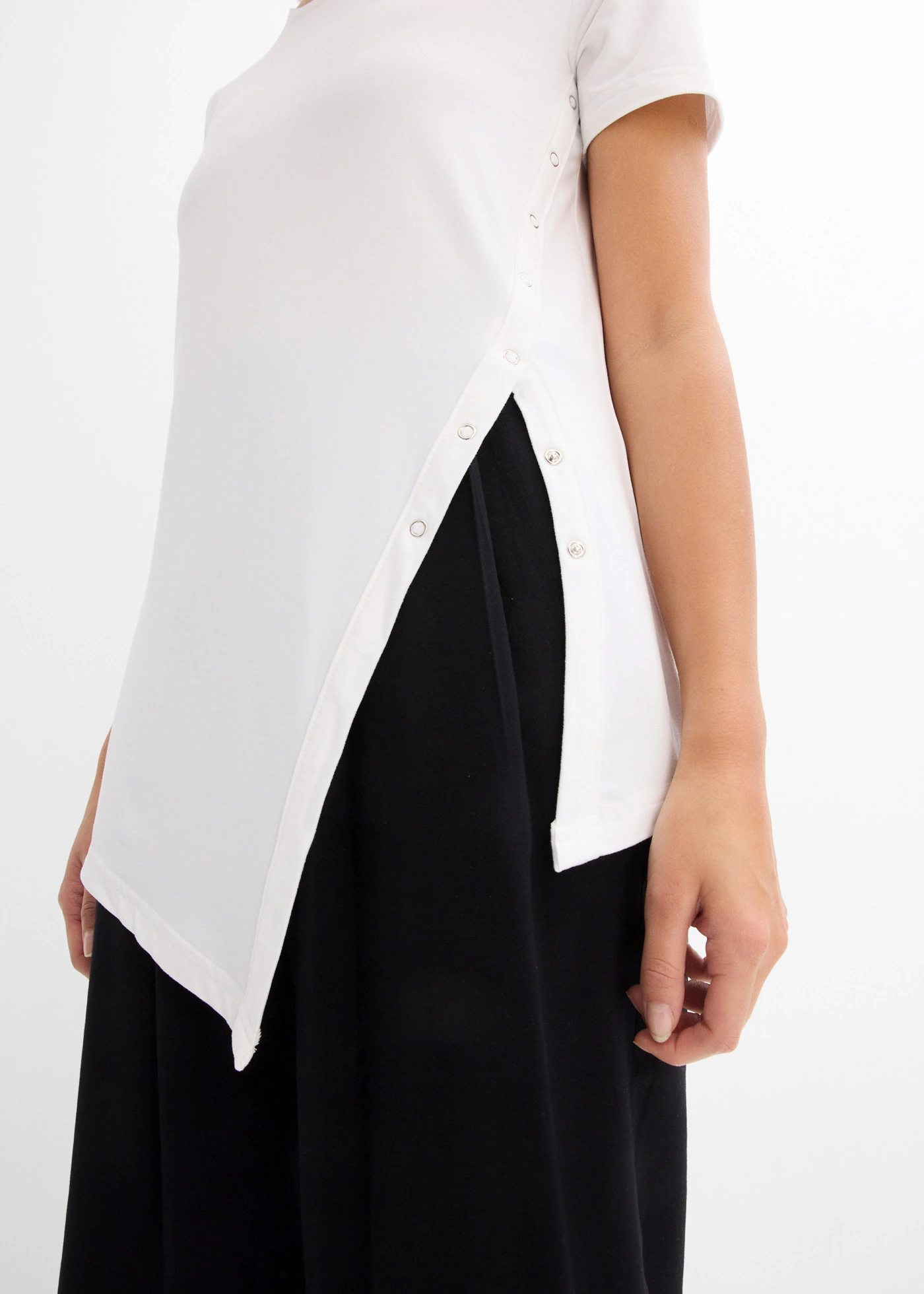 T-shirt z lekkiego dżerseju • biały • bonprix obchod