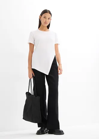 T-shirt z lekkiego dżerseju • biały • bonprix obchod