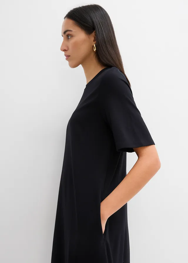 Shirtjurk in A-lijn in een viscosemix • zwart • product-page.page-title-suffix
