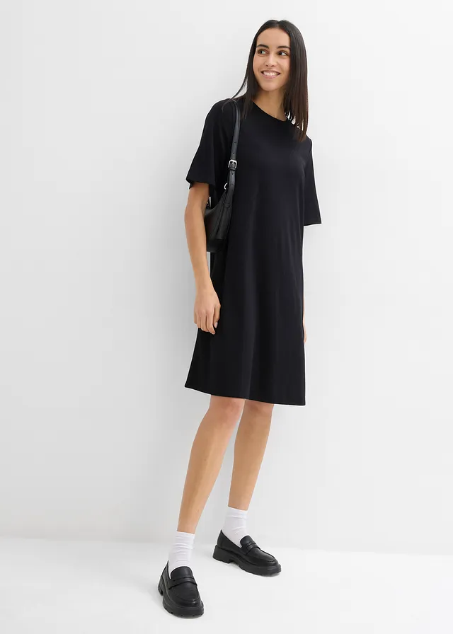 Shirtjurk in A-lijn in een viscosemix • zwart • product-page.page-title-suffix