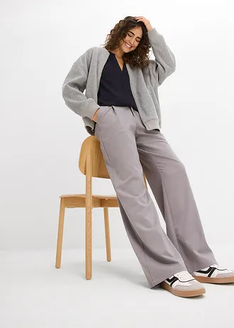 Lange tuniek van duurzame viscose • zwart • bonprix online shop