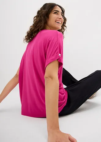 T-shirt en viscose fluide • rose magnolia • Boutique bonprix